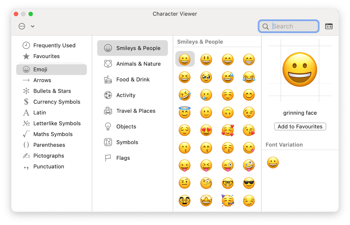 How to get emoji keyboard on Mac